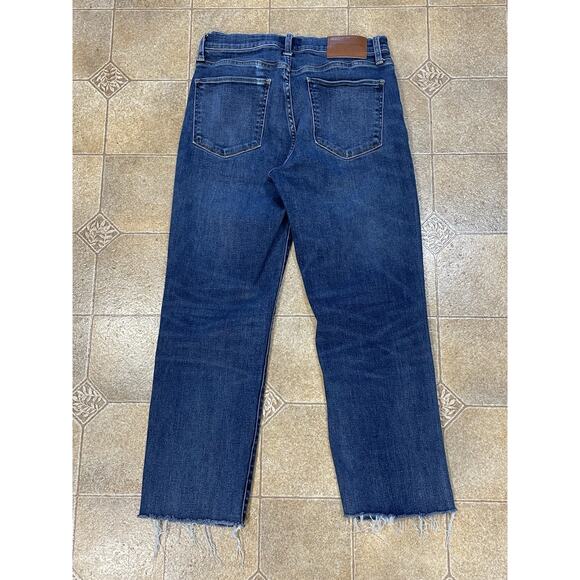 Lucky Brand Jeans Zoe High Rise Straight Leg Raw Hem Women's Size 8/29R - Picture 2 of 16